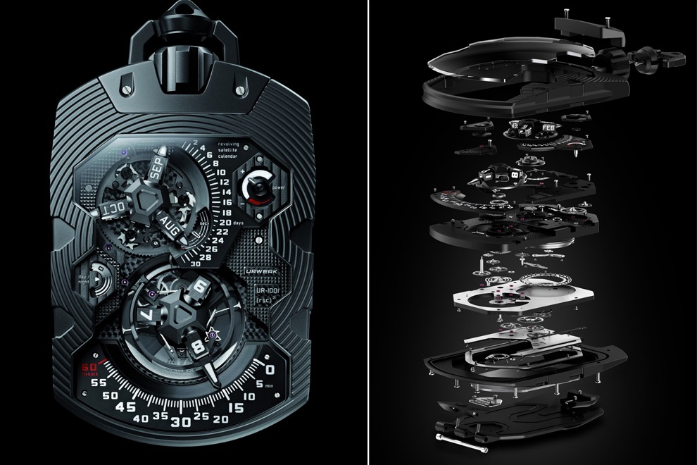 Expensive URWERK UR-1001 TITAN Pocket Watch (3)