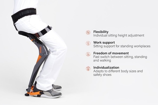 Noonee Chairless Chair Reduces Physical Strain at Work (3)