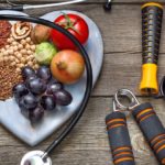 fruits on heart shaped plate